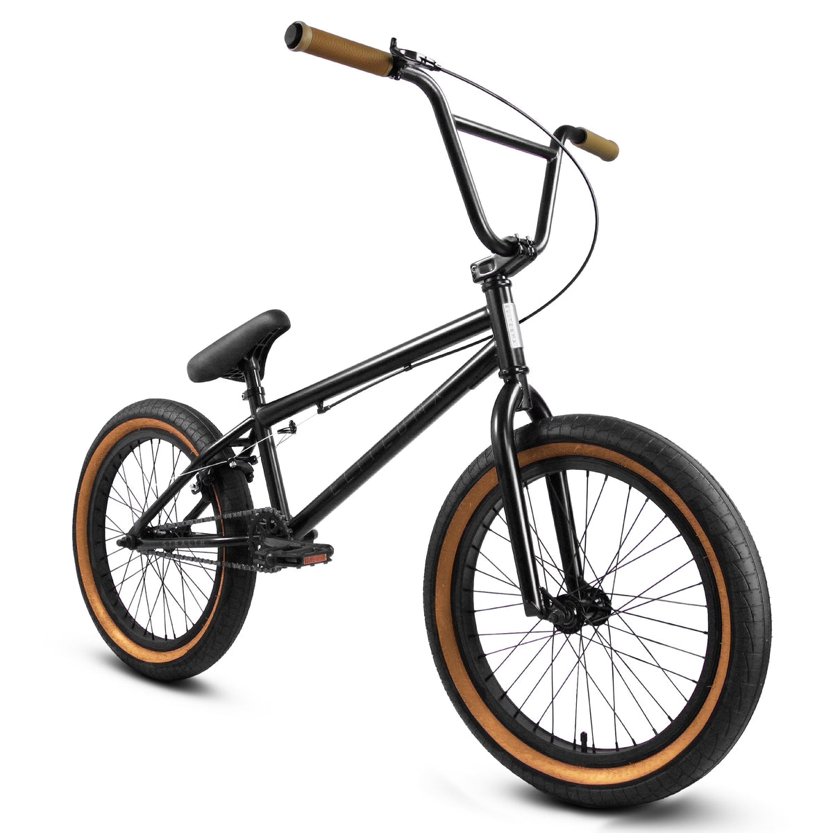 Elite BMX Bicycle 20" Freestyle Bike - Stealth Blue Purple Ideal for Ages 7 to 18 Years