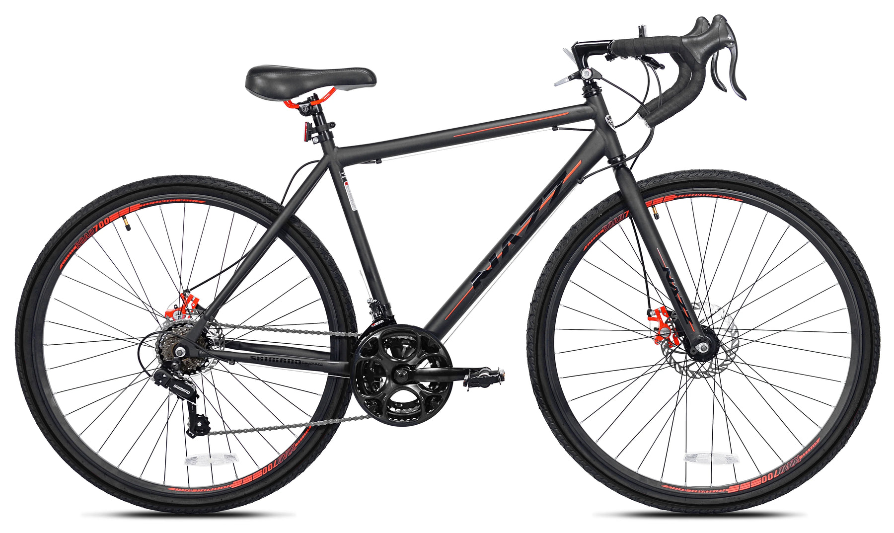 700c Nazz Men'S Gravel Road Bike, BlackProduct details<br><p class=\MsoNormal\"></p> <br /> <b>Kent 700c - Product image 2