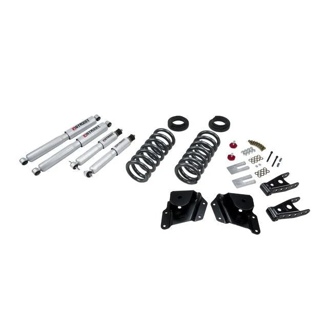 BELLTECH 663SP LOWERING KITS Front And Rear Complete Kit W/ Street Performance Shocks 1999-2006 Chevrolet Silverado/Sierra (Std Cab) 2 in. or 3 in. F/3 in. R drop W/ Street Performance Shocks