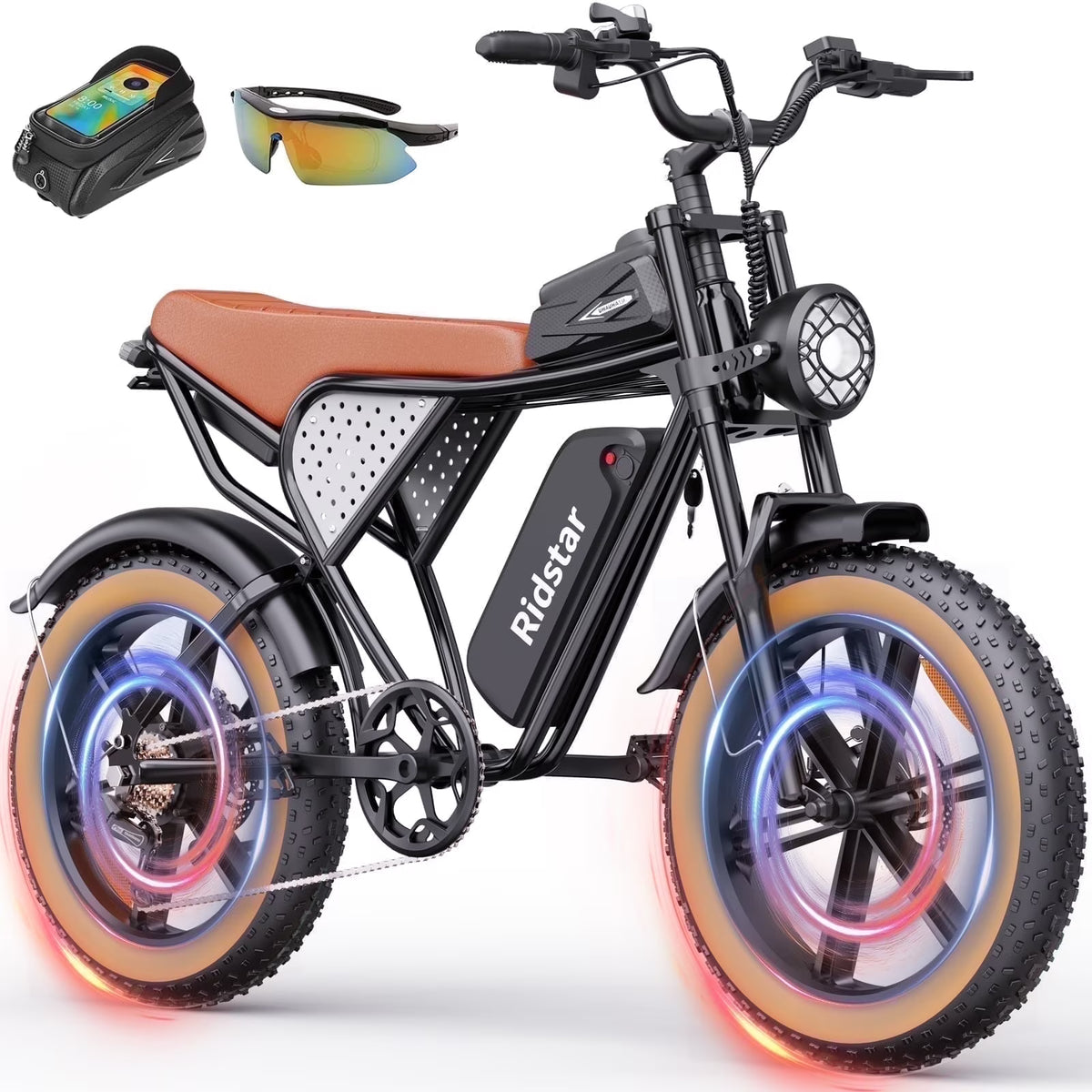 Ridstar Electric Biycle for Adults, 1200W 32MPH, 48V 20AH Electric Dirt Bike - Product image 7