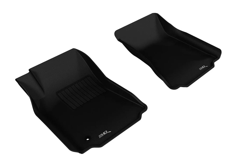 3D MAXpider L1CD00711509 - KAGU Floor Mat; Black; 2 pc.; Front